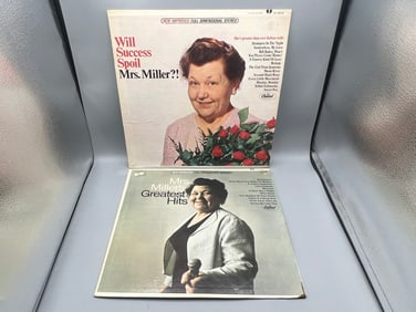 1966 Mrs. Elva Miller Will Success Spoil Mrs. Miller? & 1966 Mrs. Elva Miller's Greatest Hits Vinyl