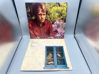 1966 Tim Hardin 1 & 1967 Tim Hardin 2 Vinyl Albums - FTS3022 & FT 3004