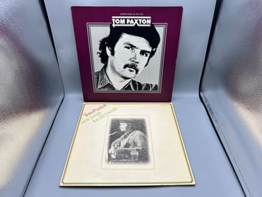 1975 Tom Paxton Something In My Life & 1973 Tom Paxton New Songs For Old Friends Vinyl Albums