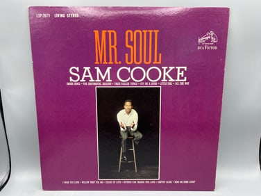 1963 Sam Cooke Mr. Soul Vinyl Album - LSP 2673