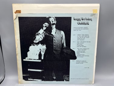 1976 The Rolling Stones Happy Birthday Charlie Unofficial Release Live Recording Vinyl Album -