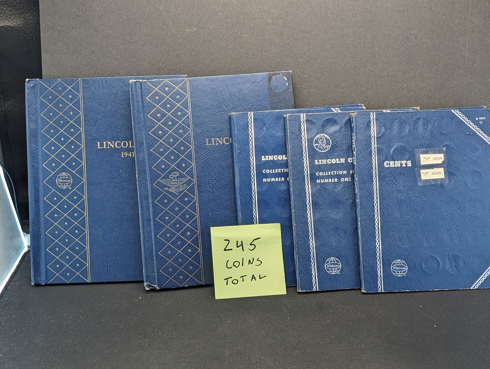1909-1983 Lincoln Cent Collection in 5 Albums- 245 Coins (1 of 17)