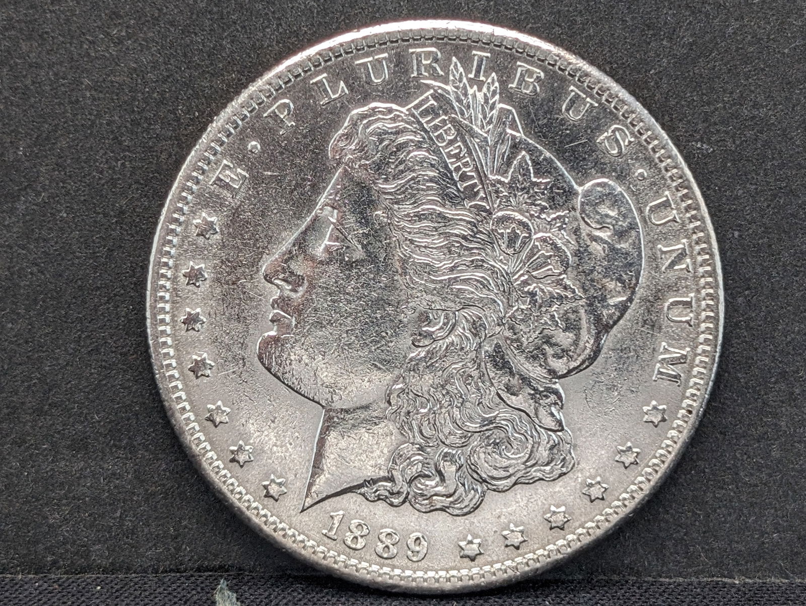 1889-S Morgan Silver Dollar - BU (1 of 2)