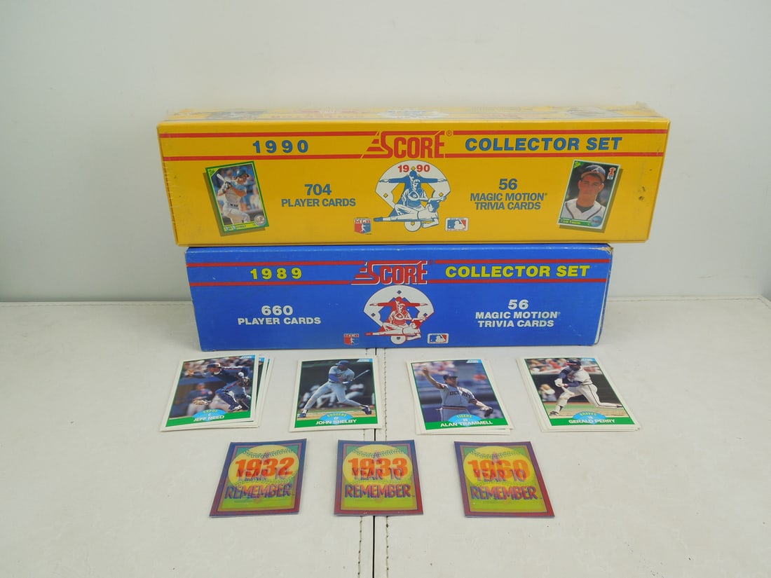 1989 & 1990 Score Baseball Sets (1 of 3)
