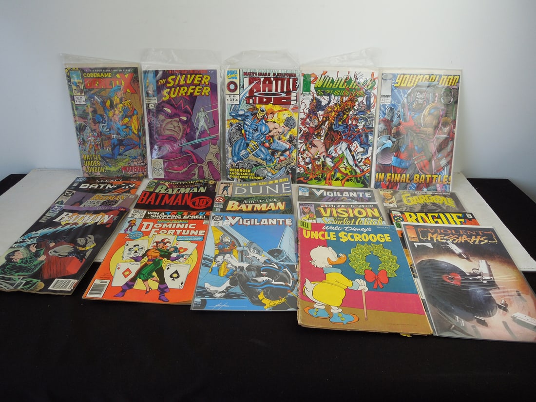 Lot Of Misc. Comic Books - Silver Surfer Limited Series #1, Uncle Scrooge (1 of 6)