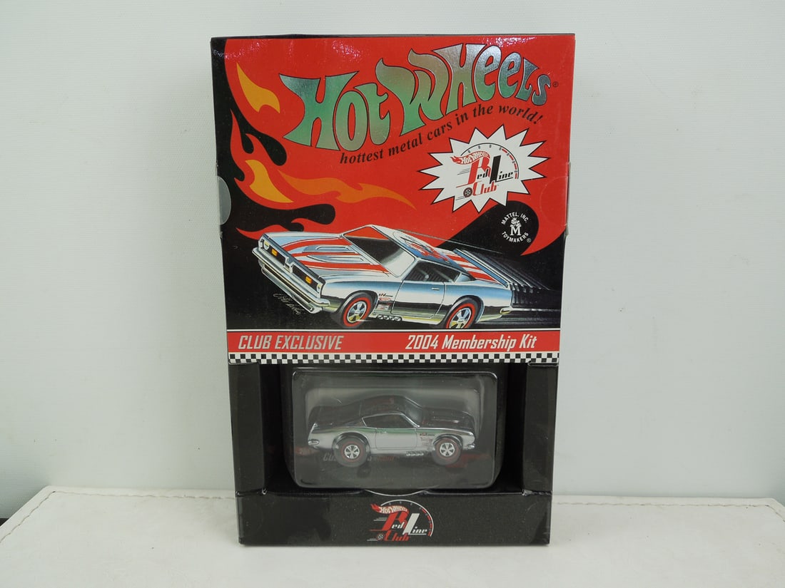 2004 Hot Wheels Red Line Club Exclusive Membership Kit Plymouth Barracuda (1 of 4)
