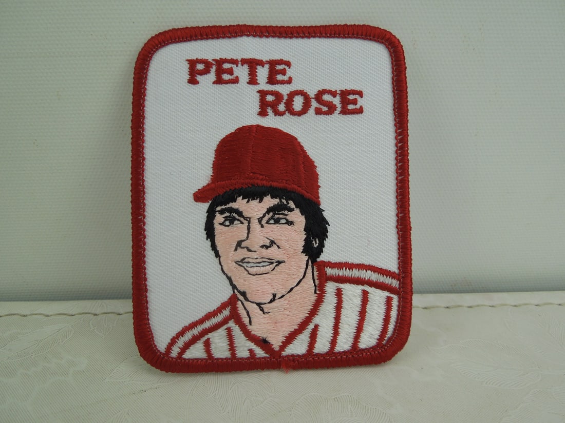 1978-79 Penn Emblem Pete Rose Patch: 1978-79 Penn Emblem Pete Rose Patch