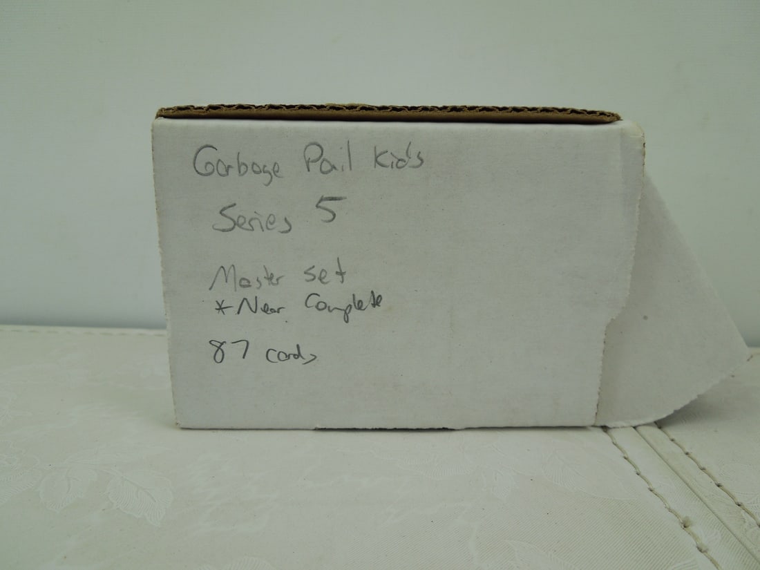 1986 Topps Garbage Pail Kids Series 5  Complete Base Set and Near Complete Master Set - 87 Cards (1 of 2)