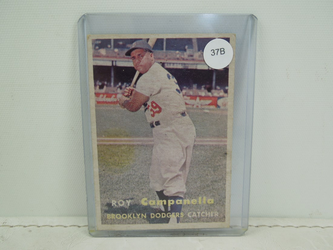 1957 Topps Roy Campanella #210: 1957 Topps Roy Campanella #210