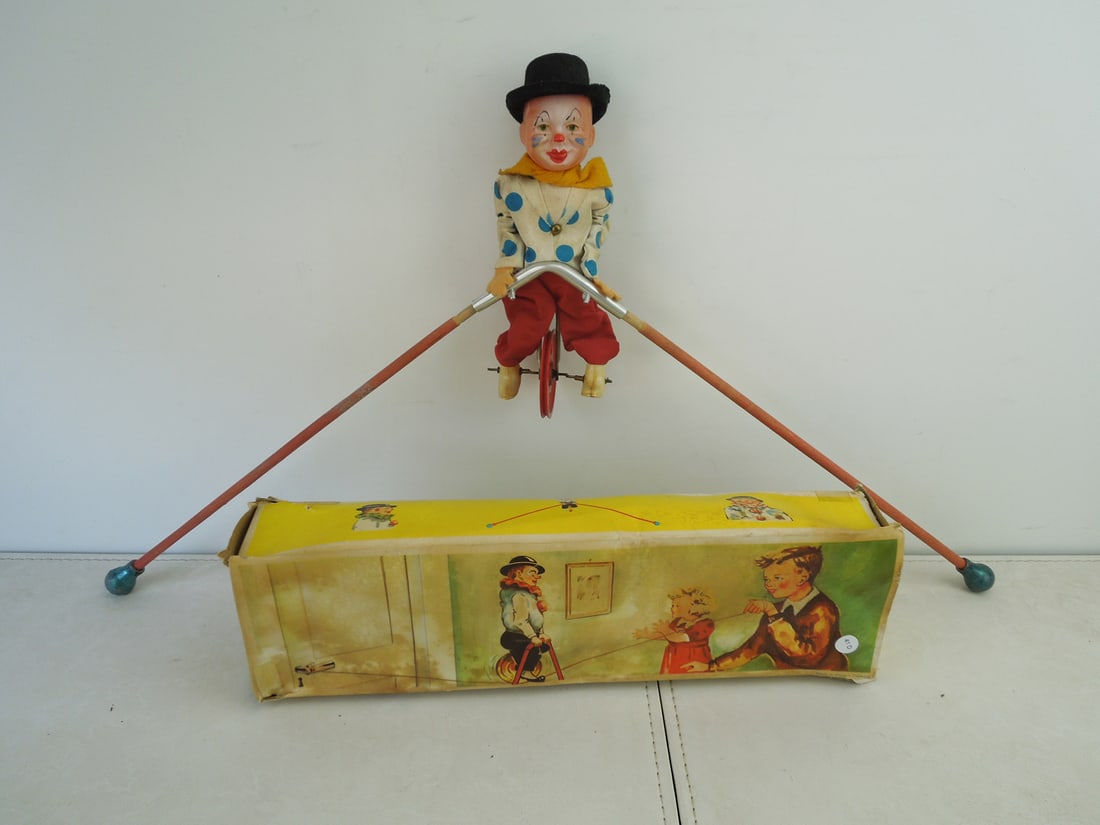 Vintage FEWO/FECO Unicycle Balancing Circus Clown Toy Made In Western Germany (1 of 4)
