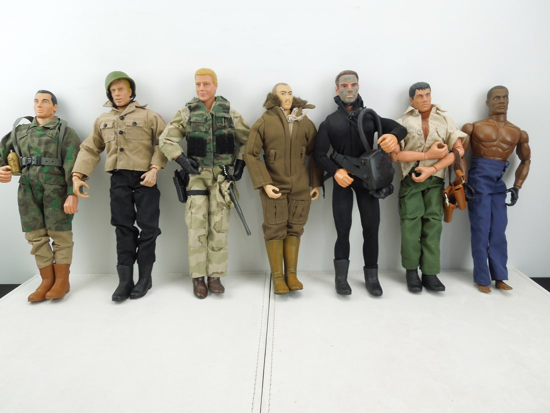 1990s G.I. Joe 12" Action Figures Lot of 7 (1 of 6)