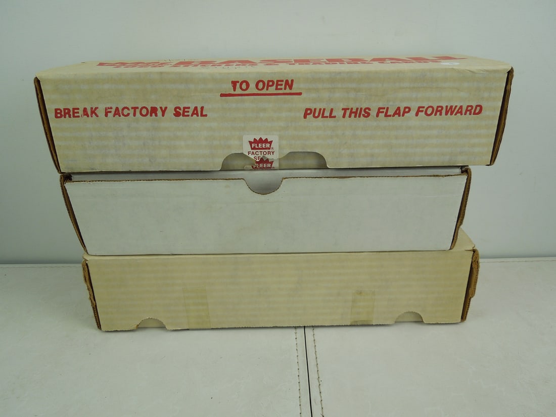 Lot of 3 Boxes Baseball Cards   1989 Fleer , 1987 Donruss , 1986 Donruss (1 of 4)