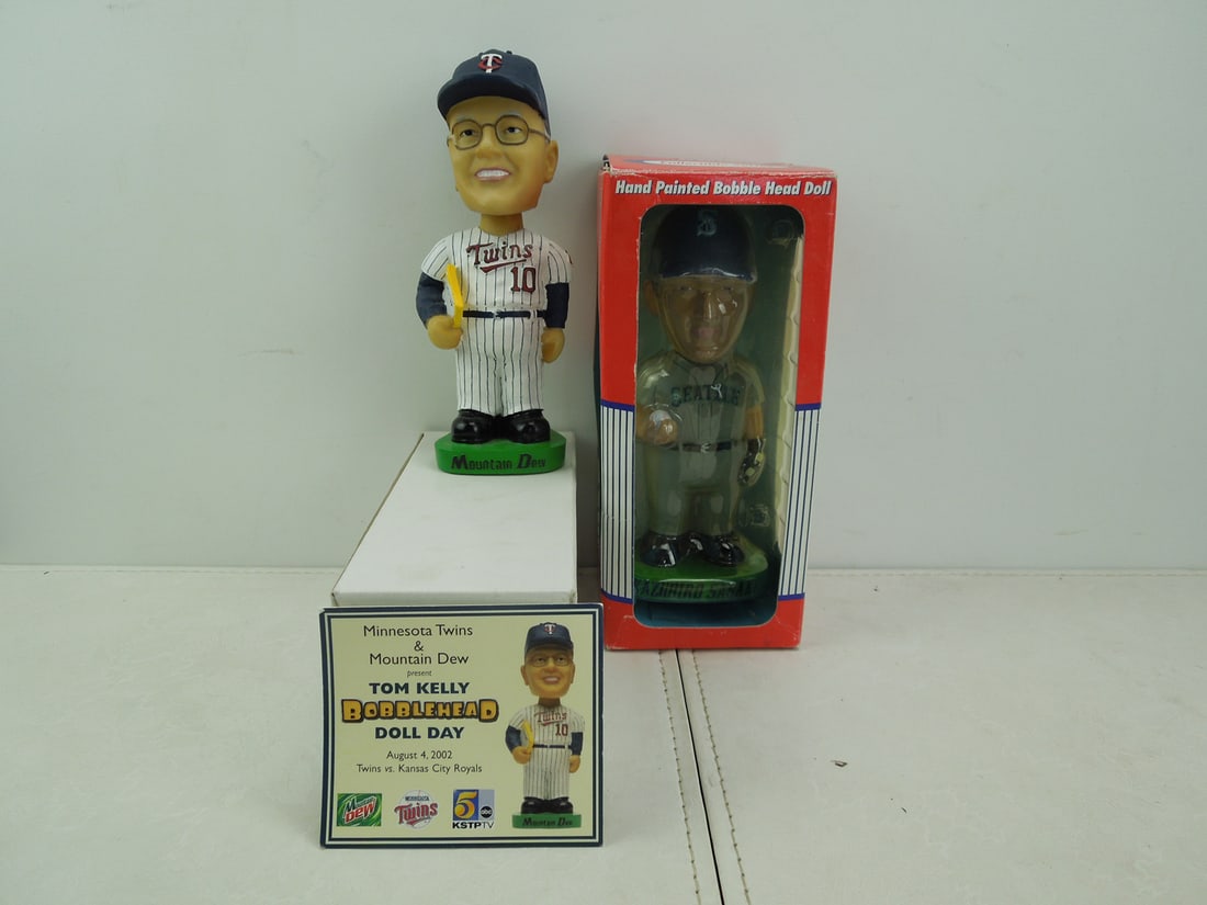 Kazuhiro Sasaki & Tom Kelly Bobbleheads (1 of 3)