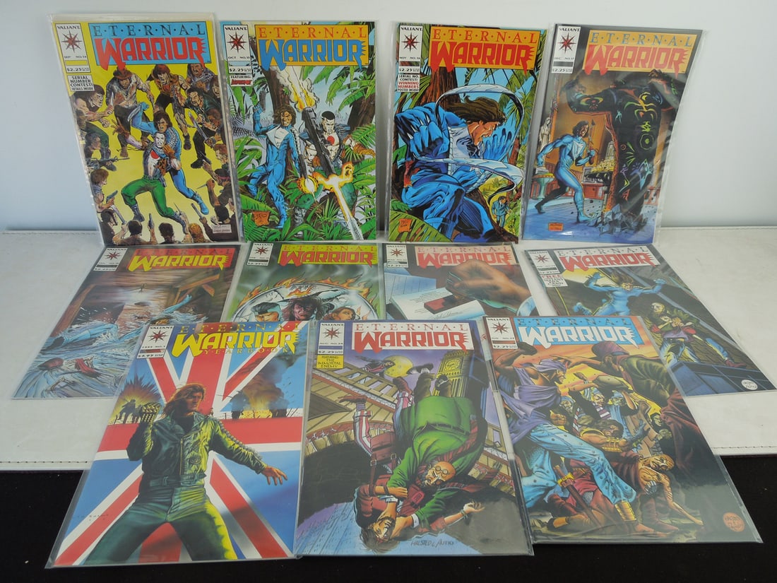 Valiant Eternal Warrior Comic Books Lot of 11 (1 of 7)