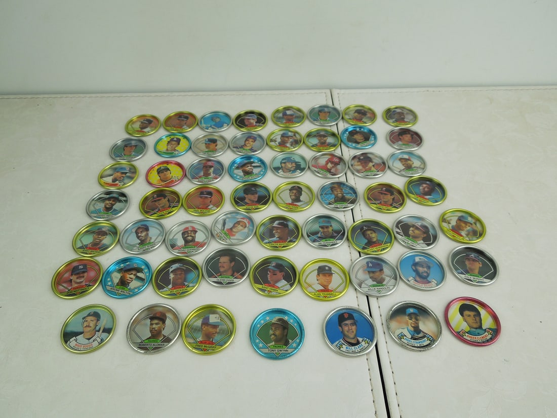1990 Topps Baseball Coins Lot with Stars - Bo Jackson, Nolan Ryan, Ken Griffey Jr (1 of 10)