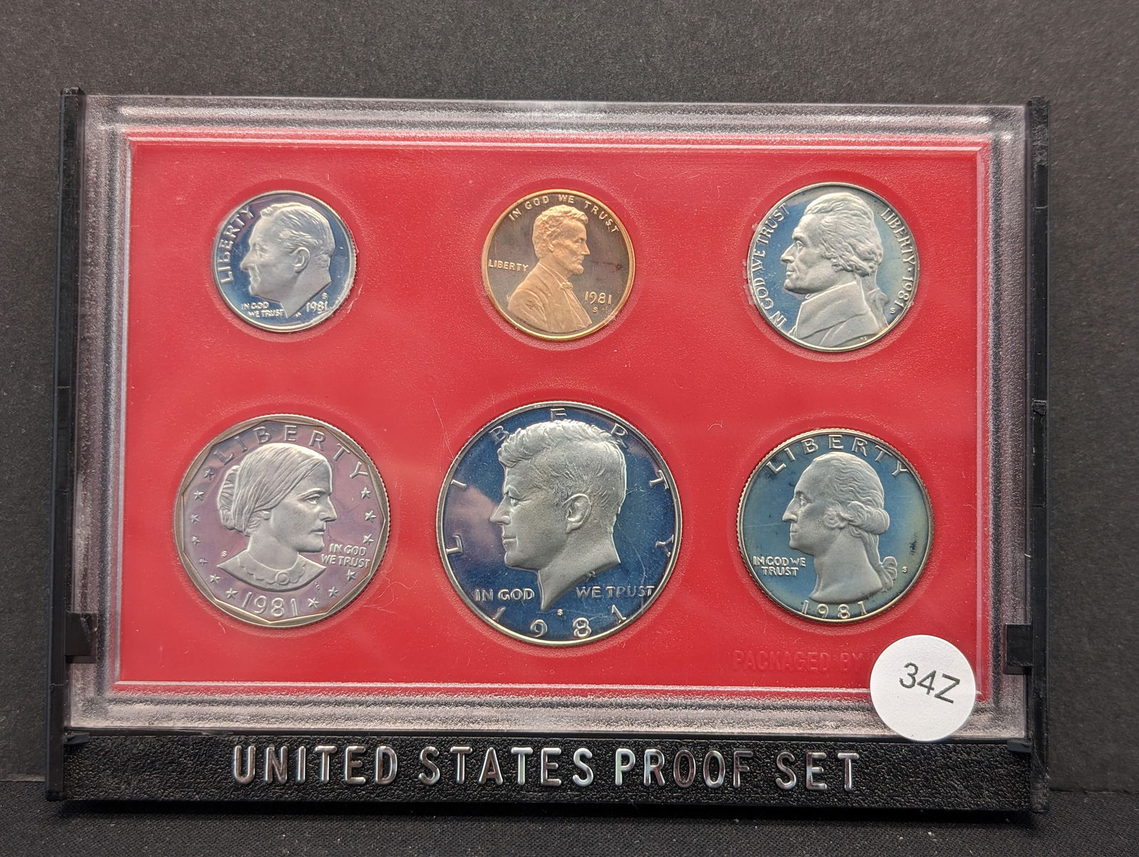 1981-S U.S. Proof Set, "Scarce Set" (1 of 2)