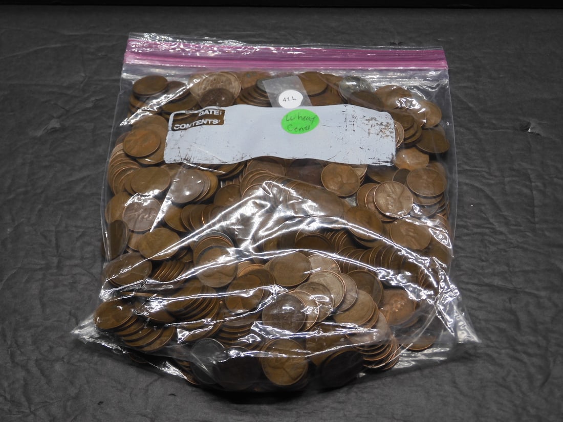 500 Wheat Pennies (1 of 5)
