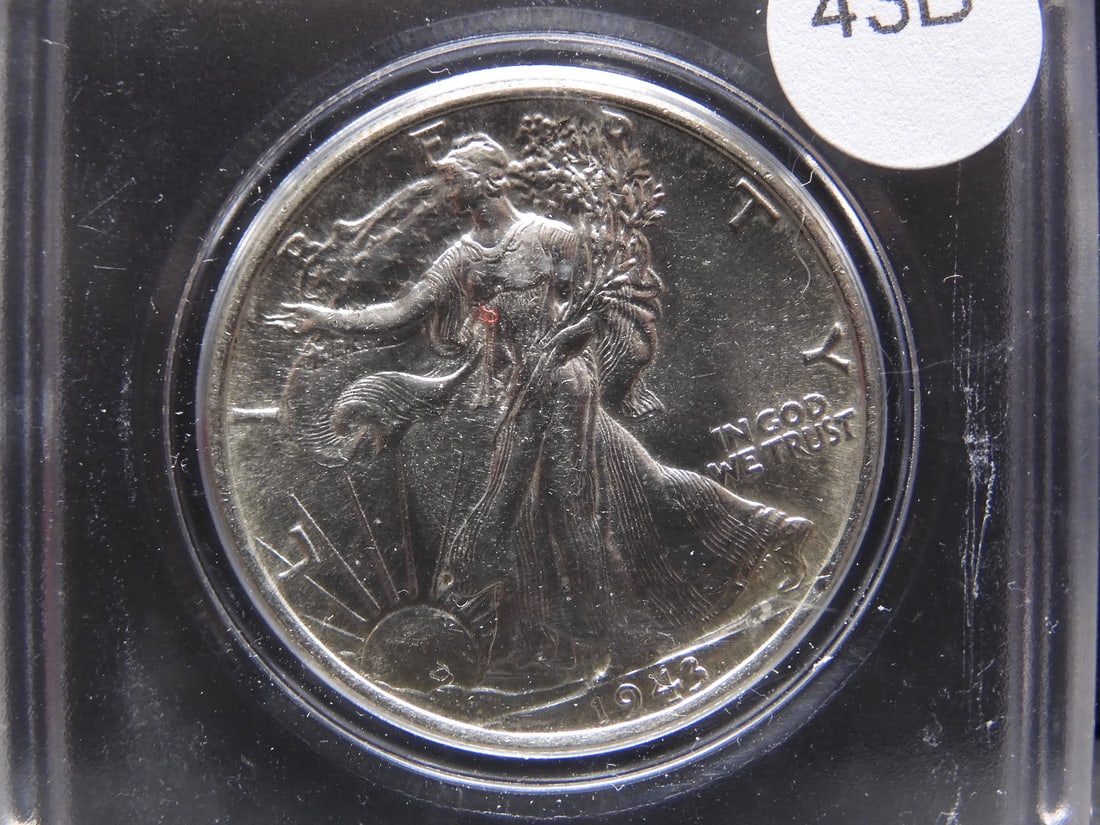 1943 Walking Liberty Half Dollar- BU/MS: 1943 Walking Liberty Half Dollar- BU/MS
