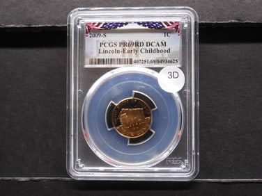 2009-S Lincoln - Early Childhood Cent.  PCGS PR69RD DCAM.