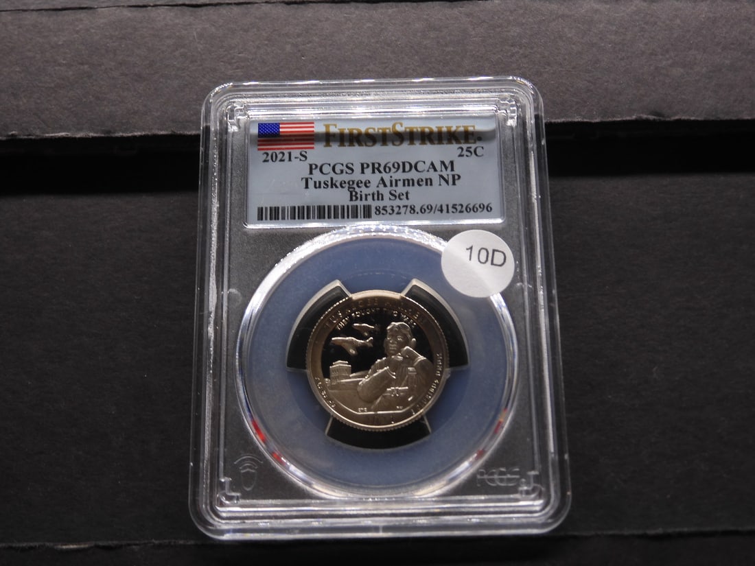 2021-S Tuskegee Airmen NP Quarter.  First Strike.  PCGS PR69DCAM. (1 of 4)