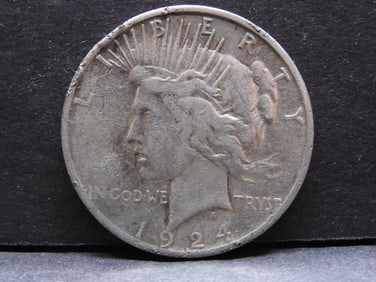 1924-S Silver Peace Dollar
