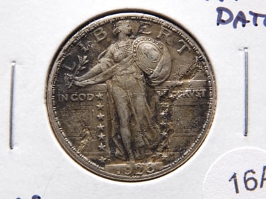 1920-D Standing Quarter. Rare Date.  Nice Filler.