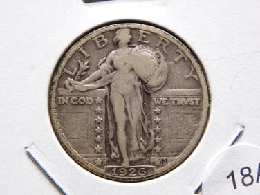 1926-S Standing Quarter.