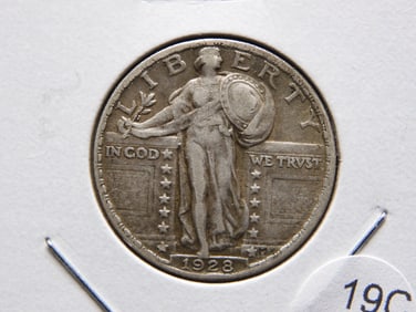 1928 Standing Quarter.