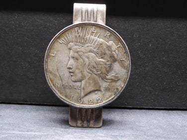 1922 Peace Dollar Money Clip