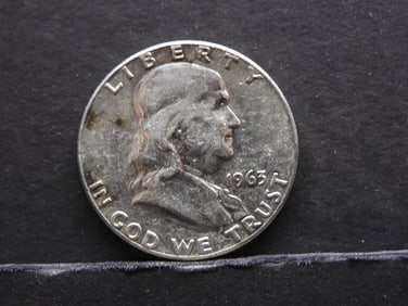 1963 Franklin Half Dollar