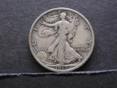 1917 Walking Liberty Half Dollar
