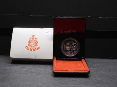1974 Canada Proof Silver Dollar in OGP. Winnipeg Centennial