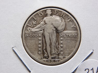 1929-D Standing Quarter.