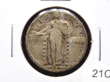 1929-S Standing Quarter.