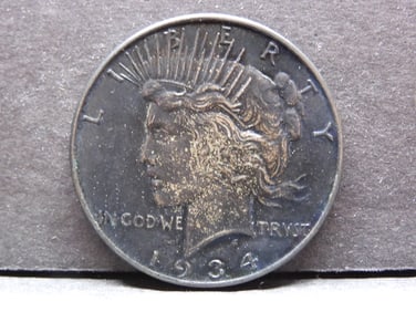 1934 Silver Peace Dollar