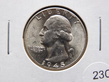 1945 Washington Quarter.