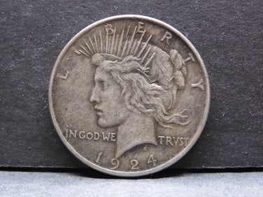 1924 Silver Peace Dollar