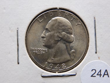 1948 Washington Quarter.