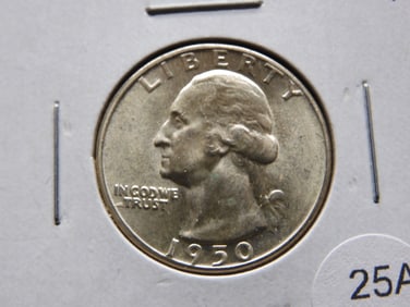 1950 Washington Quarter.