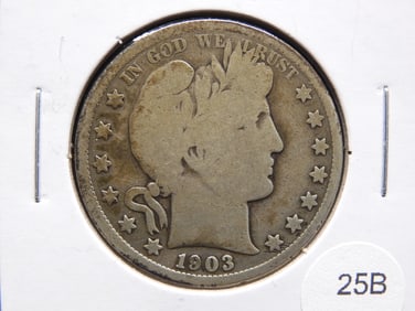 1903-O Barber Half Dollar.