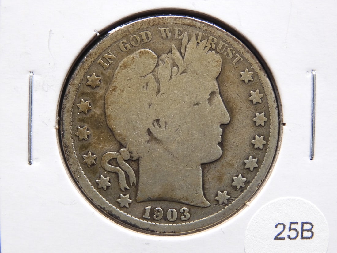 1903-O Barber Half Dollar. (1 of 3)