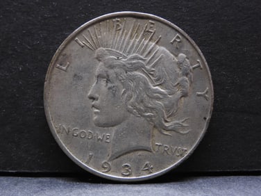 1934-D Silver Peace Dollar