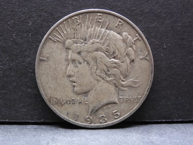 1935-S Silver Peace Dollar