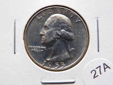 1955-D Washington Quarter.