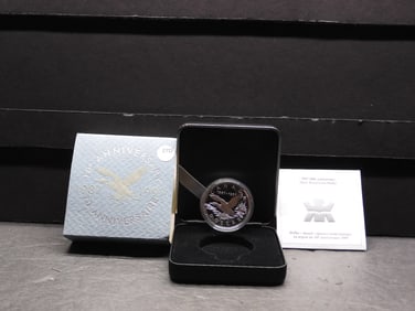 1997 Canada 10th Anniv. Silver Proof Loon Dollar.