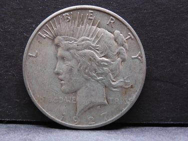 1927 Silver Peace Dollar