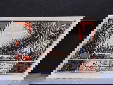 1921 Germany Notgeld, 50 Pfennig. CRISP UNC