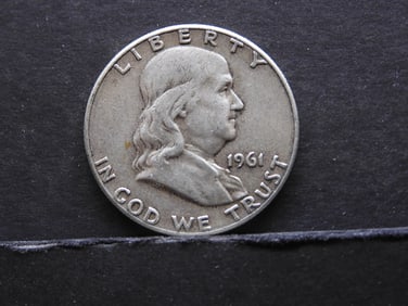 1961 Franklin Half Dollar