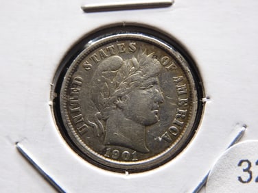 1901 Barber Dime.