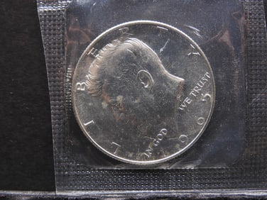 1965 BU 40% Silver Kennedy Half Dollar